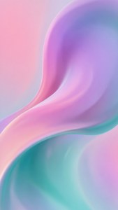 Dégradés liquides abstraits dans des tons pastel pour fond d'écran iOS 17.