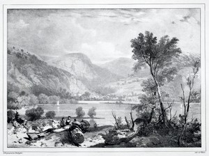 Lochkillin by Richard Parkes Bonington, created 1826, in lithograph. Download this artwork as a high-resolution wallpaper for desktop, tablet, or mobile. — Art Picture
