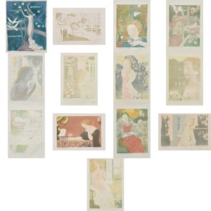 Love by Maurice Denis, created 1899, in 13 color lithographs. Download this artwork as a high-resolution wallpaper for desktop, tablet, or mobile. — Art Picture