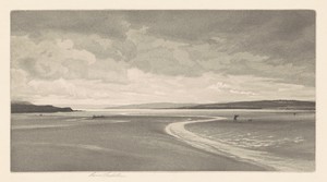 Low Tide by Percival Gaskell, created 1927, in aquatint in black on wove paper. Download this artwork as a high-resolution wallpaper for desktop, tablet, or mob — Percival Gaskell Wallpaper