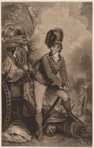 Lt. Col. Tarleton by John Raphael Smith, created 1782, in mezzotint. Download this artwork as a high-resolution wallpaper for desktop, tablet, or mobile. — Art Picture
