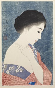 Make-up by Torii Kotondo, created 1929, in woodblock print on paper. Download this artwork as a high-resolution wallpaper for desktop, tablet, or mobile.