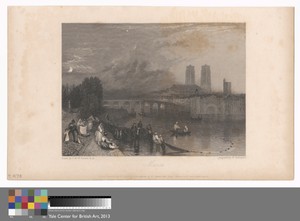 Mantes by William Radclyffe, in Etching and engraving; third state on moderately thick, slightly textured, cream wove paper. Download this artwork as a high-res — Art Picture