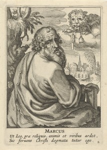 Marcus by Pieter Feddes van Harlingen, created 1611 - 1623, in paper; etching. Download this artwork as a high-resolution wallpaper for desktop, tablet, or mobi — Pieter Feddes van Harlingen Wallpaper