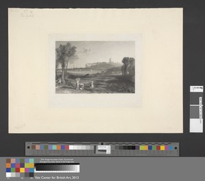 Margate, Kent by Robert Wallis, in Etching and engraving with chine-collé; completed engraver's proof on medium, slightly textured, beige wove paper. Download t — Robert Wallis Wallpaper