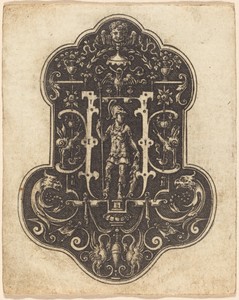 Mars by Etienne Delaune, in engraving. Download this artwork as a high-resolution wallpaper for desktop, tablet, or mobile. — Etienne Delaune Wallpaper