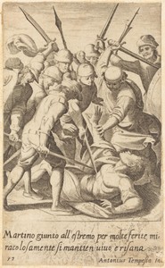 Martino by Jacques Callot, created 1619, in engraving on laid paper. Download this artwork as a high-resolution wallpaper for desktop, tablet, or mobile. — Jacques Callot Wallpaper