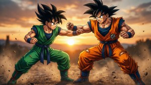 Piccolo melatih Gohan dalam momen yang mengharukan dan kuat.