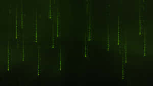 Green digital code falling in a dark matrix style background. — Matrix Code Wallpaper