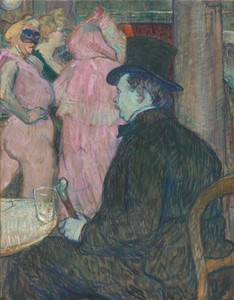 Maxime Dethomas by Henri de Toulouse-Lautrec, created 1896, in oil on cardboard. Download this artwork as a high-resolution wallpaper for desktop, tablet, or mo — Henri de Toulouse-Lautrec Wallpaper