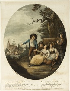 May by Francesco Bartolozzi, created August 30, 1793, in Color stipple engraving on paper. Download this artwork as a high-resolution wallpaper for desktop, tab — Art Picture