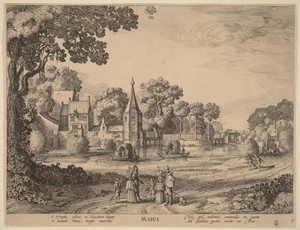 May by Jan van de Velde (II), in etching. Download this artwork as a high-resolution wallpaper for desktop, tablet, or mobile.