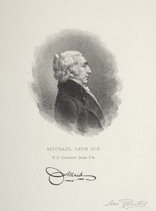 Michael Lieb, M. D. by Max Rosenthal, created c. 1900, in lithograph. Download this artwork as a high-resolution wallpaper for desktop, tablet, or mobile. — Max Rosenthal Wallpaper