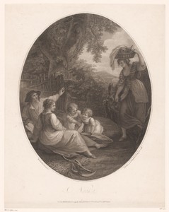 Middag by Jean-Marie Delattre, created 1799, in paper; etching; stippelwerk. Download this artwork as a high-resolution wallpaper for desktop, tablet, or mobile
