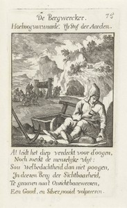 Mijnwerker by Caspar Luyken, created 1694, in paper; etching. Download this artwork as a high-resolution wallpaper for desktop, tablet, or mobile. — Art Wallpaper