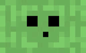 Green pixelated creeper face from Minecraft video game. — Minecraft Zombie Picture
