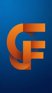 Simple interlocking G and F logo — Florida gators Wallpaper