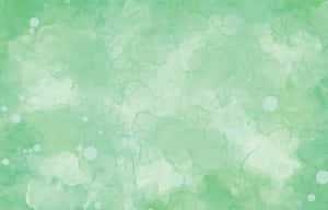 Fondo de acuarela verde menta con patrones arremolinados y burbujas flotantes — Fondos de color verde Fondos