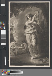 Mirth by Robert Dunkarton, in Mezzotint (only state) on medium, slightly textured, cream laid paper. Download this artwork as a high-resolution wallpaper for de — Art Picture
