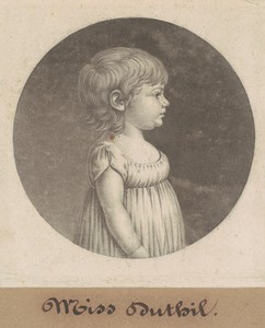 Miss Dutilh by Charles B. J. Févret de Saint-Mémin, created 1801, in mezzotint and engraving in black on wove paper mounted to brown wove paper. Download this a — Painting Picture