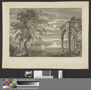 Moon-Light by John Browne, in Etching; open etched state on moderately thick, moderately textured, cream wove paper. Download this artwork as a high-resolution 