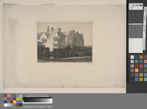 Mortmain by Frederick Landseer Maur Griggs, in Etching; 3rd state on medium, slightly textured, cream laid paper. Download this artwork as a high-resolution wal — Frederick Landseer Maur Griggs Wallpaper