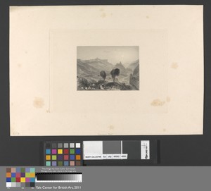 Mount Moriah by Edward Francis Finden, in Etching and engraving; engraver's proof on moderately thick, slightly textured, cream wove paper. Download this artwor