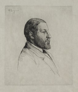 Murray Marks by Alphonse Legros, created c. 1857–1911, in drypoint. Download this artwork as a high-resolution wallpaper for desktop, tablet, or mobile. — Alphonse Legros Wallpaper