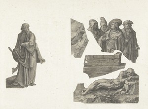 Muur by Lucas van Leyden, created 1513, in paper; engraving. Download this artwork as a high-resolution wallpaper for desktop, tablet, or mobile. — Art Picture