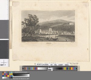 Neath by George Murray, died 1822, in Etching and engraving on medium, smooth, cream wove paper. Download this artwork as a high-resolution wallpaper for deskto — George Murray, died 1822 Wallpaper