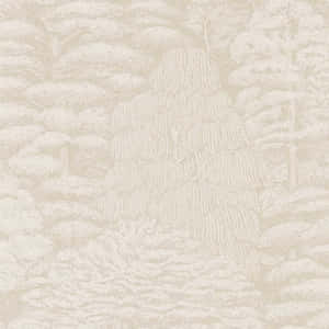 Beige Tapete mit illustrierten Waldbäumen in einem sich wiederholenden Muster. — Valorant Fade Wallpaper