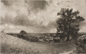 Noon by David Lucas, created 1830, in Mezzotint in black ink on ivory wove paper. Download this artwork as a high-resolution wallpaper for desktop, tablet, or m — David Lucas Wallpaper