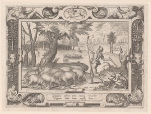 November by Etienne Delaune, created before 1566, in paper; stippelwerk; engraving. Download this artwork as a high-resolution wallpaper for desktop, tablet, or — Etienne Delaune Wallpaper