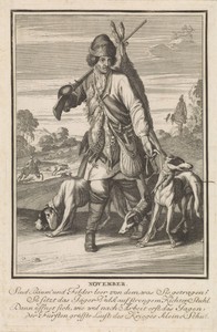 November by Caspar Luyken, created 1698 - 1702, in paper; etching; engraving. Download this artwork as a high-resolution wallpaper for desktop, tablet, or mobil — Travel Wallpaper
