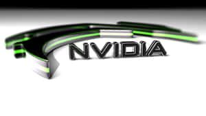 NVIDIA logo with green glowing accents on a white background. — Nvidia 4K UHD Picture