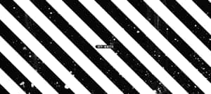 Black and white diagonal stripes with splatter texture and centered logo. — Off White Picture