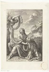 Onschuld by Cornelis Bloemaert (II), created 1640, in paper; engraving. Download this artwork as a high-resolution wallpaper for desktop, tablet, or mobile. — Cornelis Bloemaert (II) Wallpaper