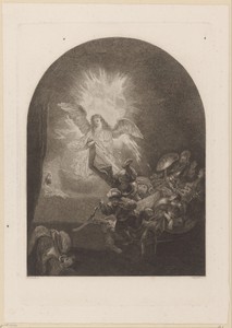 Opstanding by Carl Ernst Christoph Hess, created 1765 - 1828, in paper; etching. Download this artwork as a high-resolution wallpaper for desktop, tablet, or mo — Carl Ernst Christoph Hess Wallpaper