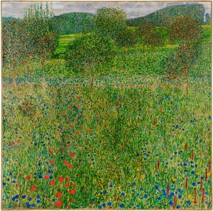 Orchard by Gustav Klimt, created 1907-01-01. Download this artwork as a high-resolution wallpaper for desktop, tablet, or mobile.