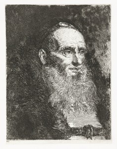 Oude man by Giovanni Domenico Tiepolo, created 1757 - 1758, in paper; etching. Download this artwork as a high-resolution wallpaper for desktop, tablet, or mobi — Giovanni Domenico Tiepolo Wallpaper