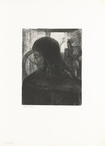 Oude ridder by Odilon Redon, created 1896, in paper; lithography. Download this artwork as a high-resolution wallpaper for desktop, tablet, or mobile. — Art Picture