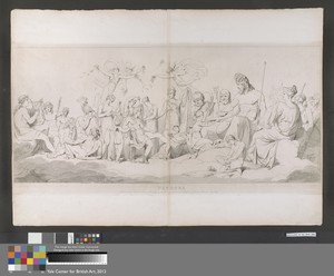 Pandora by Luigi Schiavonetti, in Etching. Download this artwork as a high-resolution wallpaper for desktop, tablet, or mobile. — Luigi Schiavonetti Wallpaper