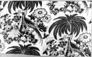 Panel by Bannister Hall Print Works, created c. 1815, in Cotton, plain weave; block printed. Download this artwork as a high-resolution wallpaper for desktop, t — Bannister Hall Print Works Wallpaper