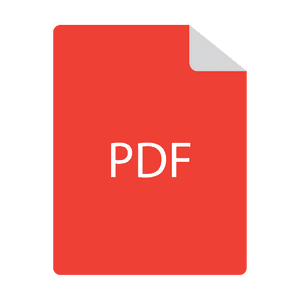Ícone de arquivo PDF vermelho com texto branco e canto dobrado sobre fundo verde — Pdf Papéis de Parede