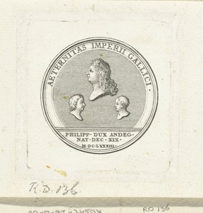 Penning met drie bustes by Gerard Edelinck, created 1702, in paper; engraving. Download this artwork as a high-resolution wallpaper for desktop, tablet, or mobi — Gerard Edelinck Wallpaper