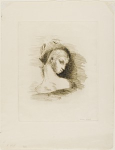 Perversity by Odilon Redon, created 1891, in Etching on ivory laid paper. Download this artwork as a high-resolution wallpaper for desktop, tablet, or mobile. — Odilon Redon Wallpaper