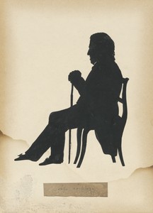 Peter A. Lorillard by Auguste Edouart, created 1840, in Cut paper and lithograph on paper. Download this artwork as a high-resolution wallpaper for desktop, tab — Auguste Edouart Wallpaper