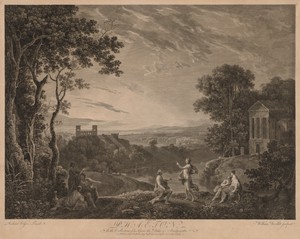 Phaeton by William Woollett, created 1763, in engraving. Download this artwork as a high-resolution wallpaper for desktop, tablet, or mobile. — William Woollett Wallpaper