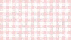 Patrón de cuadros rosa y blanco con rayas diagonales en cuadrados alternos