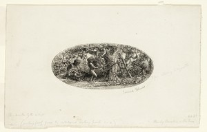 Plumpy Bacchus by Samuel Palmer, created n.d., in Etching in black on paper. Download this artwork as a high-resolution wallpaper for desktop, tablet, or mobile — Illustration Wallpaper